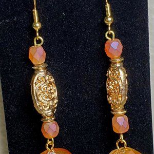 Goddess Gold & Sparkle Dangle Earrings